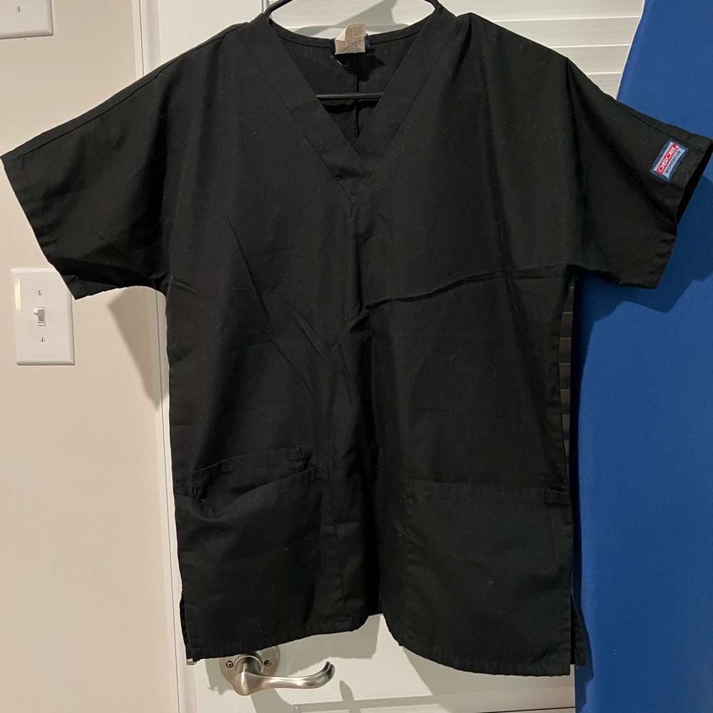 Black Cherokee Scrub Top